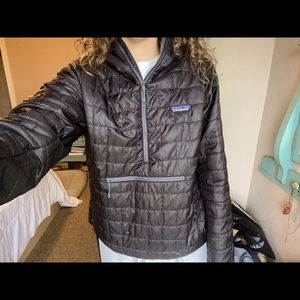 Women’s Patagonia Bivy Nano Puff Pullover 1/4 Zip Jacket Hoodie